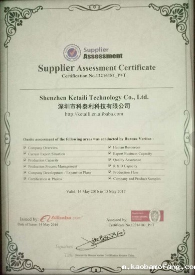 Supplier Assessment