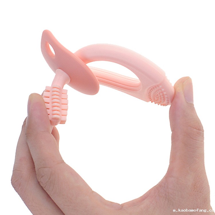 婴幼儿牙刷牙胶硅胶磨牙棒厂家定制