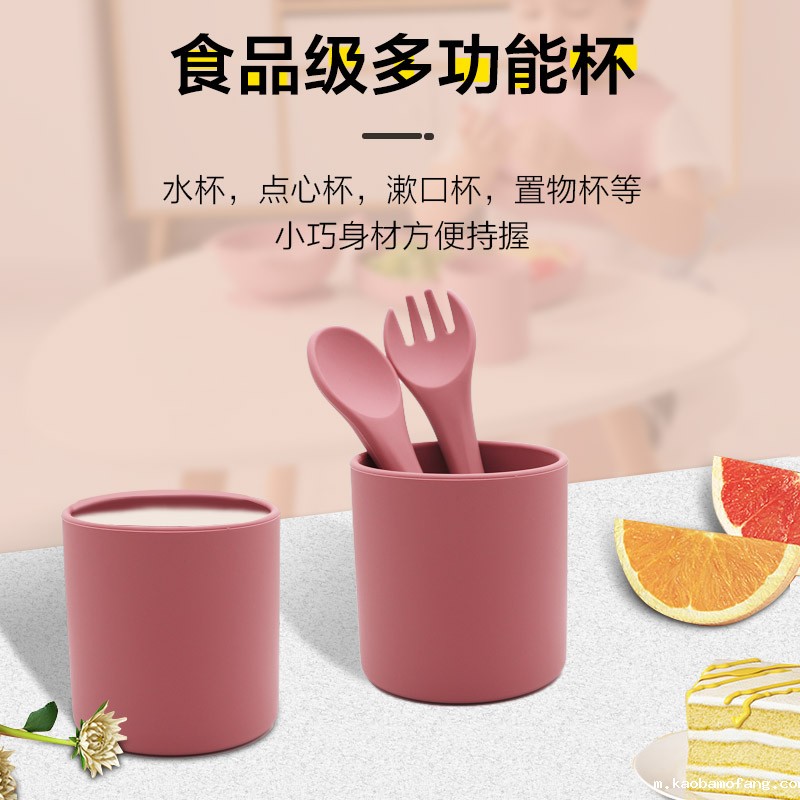 吃饭必备硅胶餐具